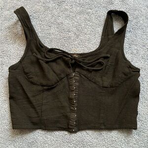Pacsun Black corset top